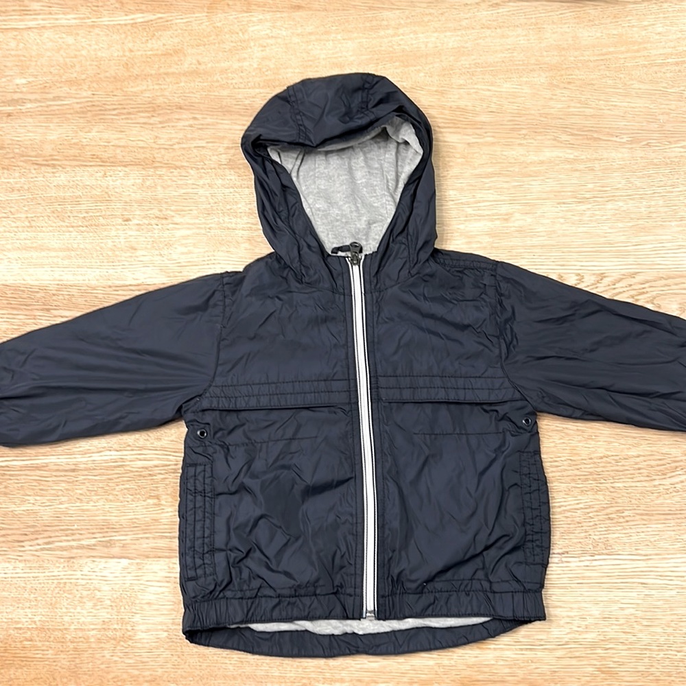 Baby Gap Toddler rain coat, 2T. Navy, T-shirt lined